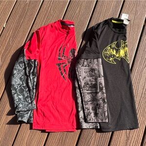 Marvel Spider-Man / Batman shirt bundle - L 10/12